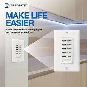 Intermatic EC200WK operates silently, ideal for quiet spaces and daytime use.