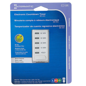 Intermatic EC210WK wall-plate area, wall plate sold separately.