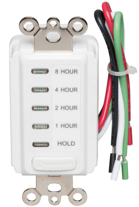 Intermatic EI220W dial close-up highlighting precise hourly options for ventilation timing.