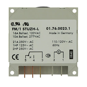 Intermatic Grasslin FM/1 timer back view highlighting 21A rating for heavy loads.