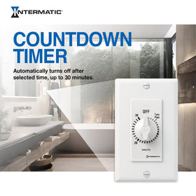 Intermatic SW30MWK in-use with lights and fans enabling controlled energy use