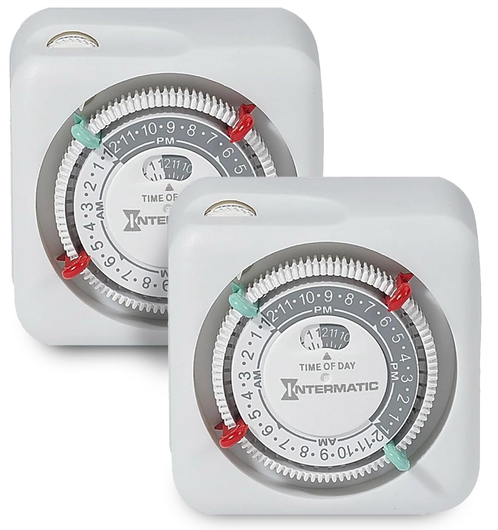 Intermatic TN111K timer with 24-hour control for lamps and devices.