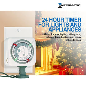 Dual On/Off trippers support precise daily scheduling.