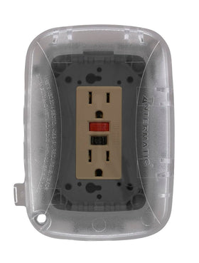 Two-pack WP5100C installed to protect multiple outdoor outlets