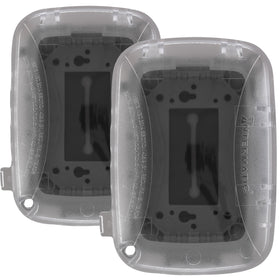 Intermatic WP5100C weatherproof box cover protects outdoor outlet from rain and snow