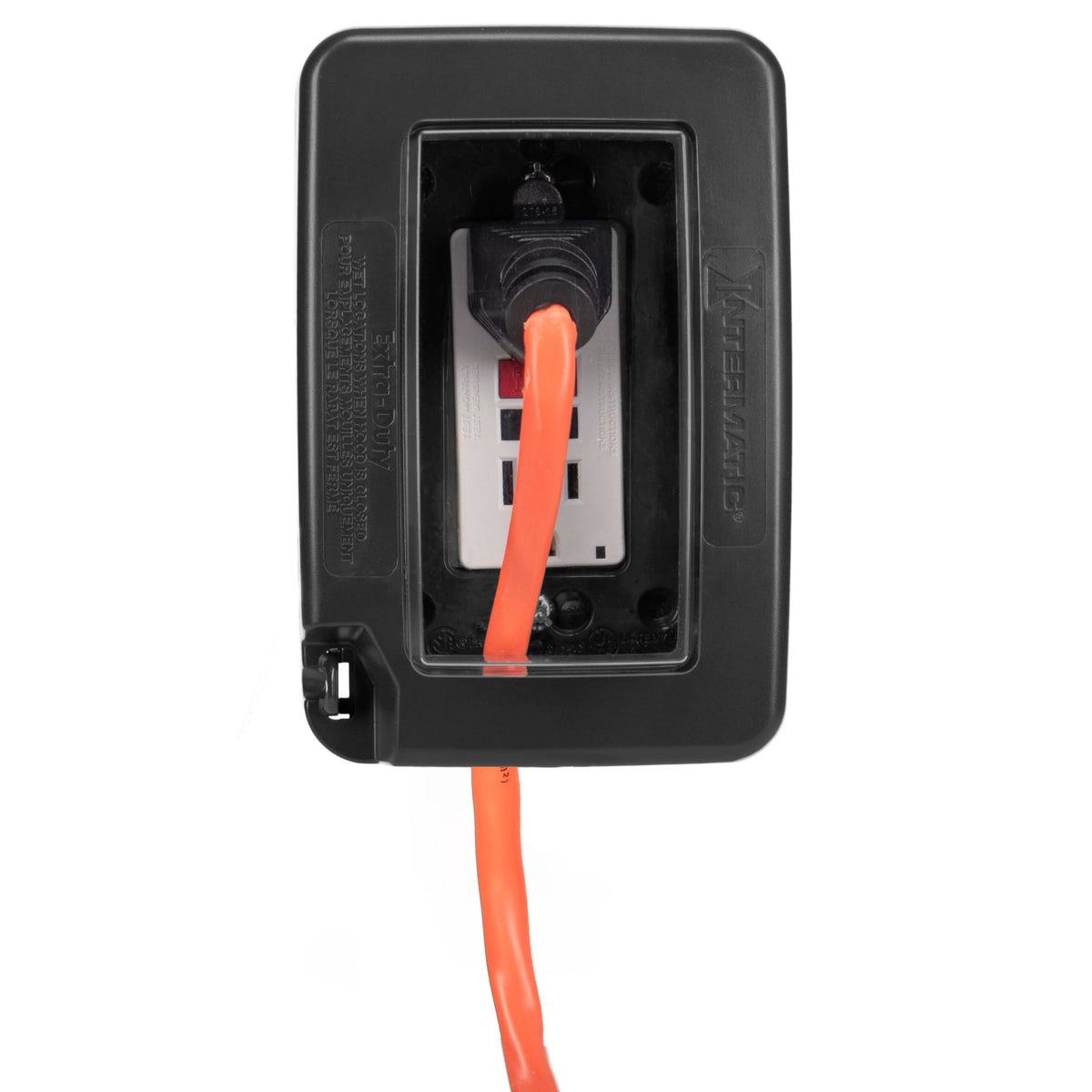 Intermatic WP7000BL installation kit shown for quick, secure outdoor mounting.