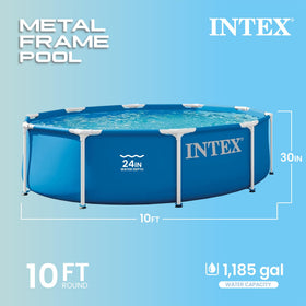 Intex 28200EP 30-inch laminate sidewalls for long-lasting summer play.