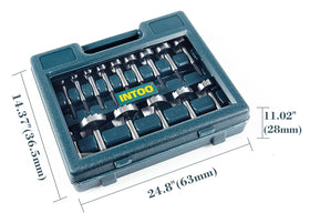 INTOO hex shank Forstner bit set, 1-1/4in size focused, versatile woodworking