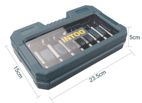 INTOO hex shank forstner bit set woodworking use in practice helps cabinet making
