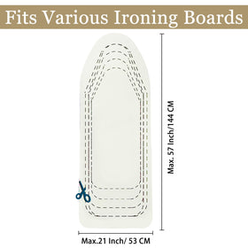 Invwanhing felt underlay for ironing boards enhances heat distribution and durability