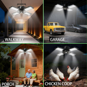 INXPHY Solar Shed Light IP65 waterproof for outdoors and indoors