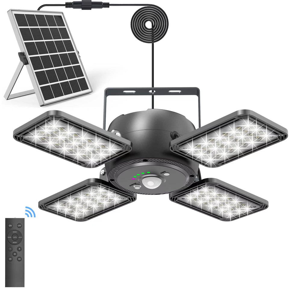 INXPHY Solar Shed Light panel focus for wide-area garage illumination