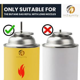 inZaynity dual flame torch gun resin art application with steady heat