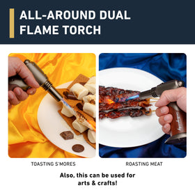 inZaynity Dual Flame Torch with resin art setup for carving details