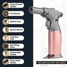 inZaynity soldering and welding torch for steady, controlled heat.