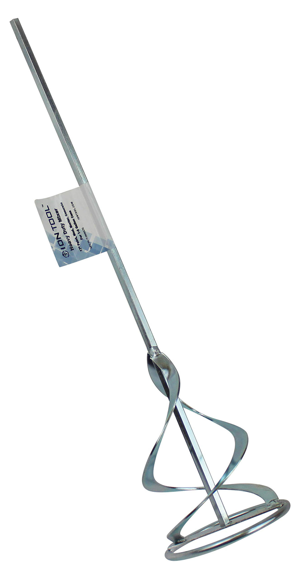 Ion Tool paint and mortar mixer assembly for small project prep