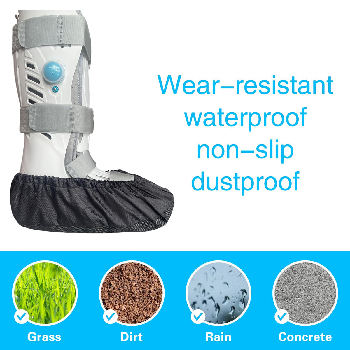 Ioryzek anti-slip silicone grips prevent slipping on wet floors