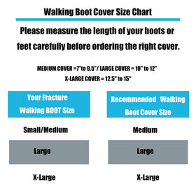 Ioryzek washable fracture boot cover designed for repeated outdoor use
