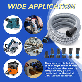 iouxvt dust adapter set supports multiple power tools and vacuum brands