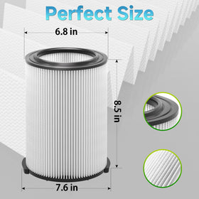 IOYIJOI VF4000-compatible filter for 5-20 gallon RIDGID vacuums improves versatility.