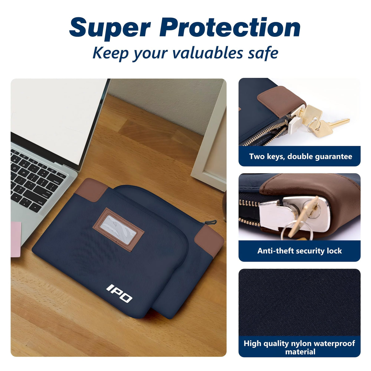 IPO scratch-resistant bag resists wear on outdoor adventures