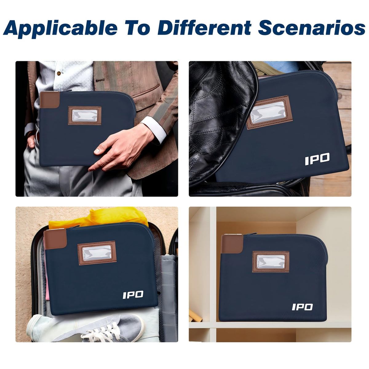 IPO unisex design suits both men and women travelers