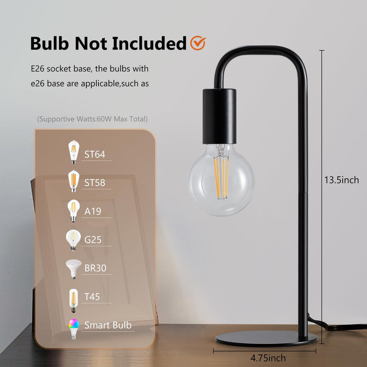 Iporovon wired-switch lamp shows easy cord control for night use.