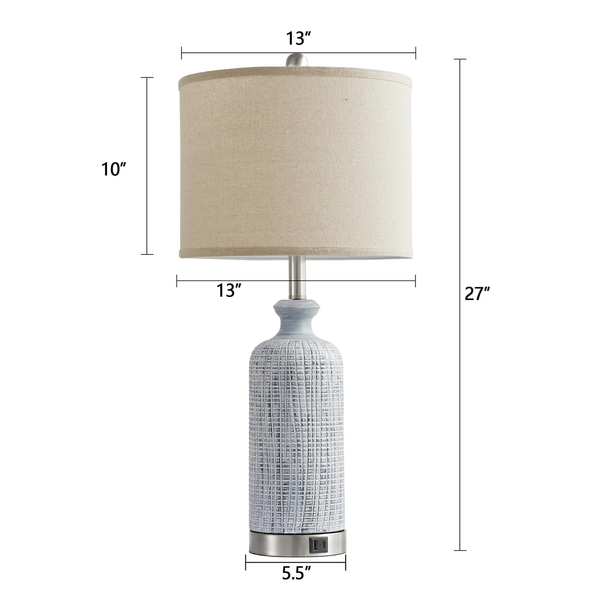 Ireliare modern farmhouse lamps ready for quick setup and support.