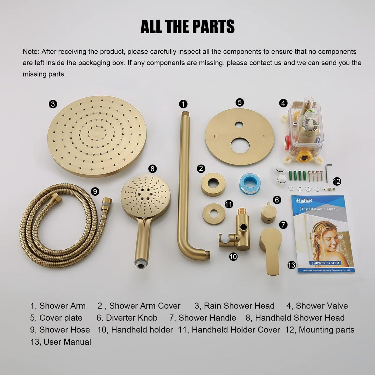Iriber concealed installation design for a clean bathroom look