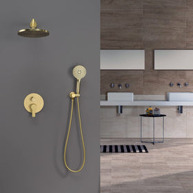 Iriber handheld shower head with three settings for versatile cleansing