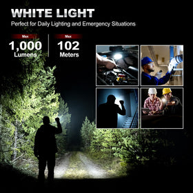 irillaNove white led modes for versatile illumination options
