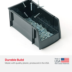 IRIS USA 8-pack storage bins for scalable organization