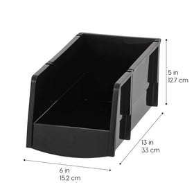 IRIS USA open-front design provides clear visibility of contents for quick retrieval