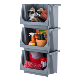 IRIS USA open-front bin large front view for fast item retrieval.