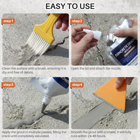 IRONABLE indoor and outdoor use seals expansion cracks under traffic.