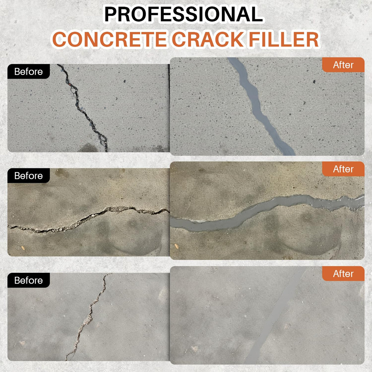 IRONABLE self-leveling crack repair delivers even coverage on horizontal floors.