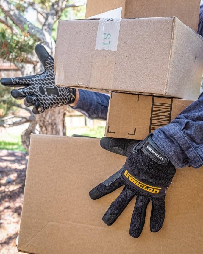 Ironclad BHG-04-L glove shows neoprene knuckle protection for improved impact resistance.