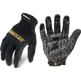 Ironclad BHG-04-L glove with silicon fused palm for superior grip during heavy box handling.