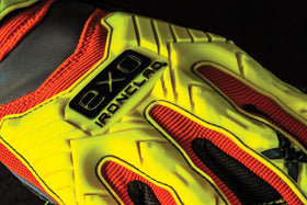Ironclad EXO front view highlighting high visibility color for day and night use.