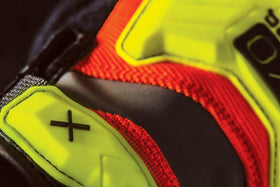 Ironclad EXO reflective strips on glove for increased safety in low light.