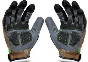 Ironclad EXO2-PIG-04-L brown glove reinforced fingertips boost durability