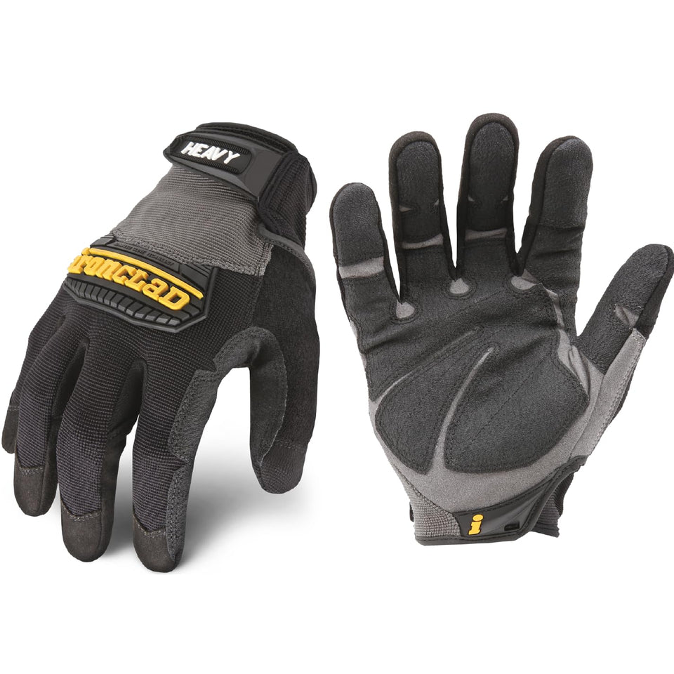 Ironclad HUG glove palm with Duraclad for lasting grip and durability.