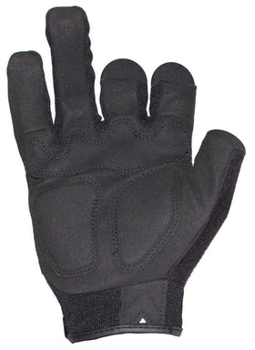 Ironclad Tactical Framer Impact Black back view with knuckle protection.