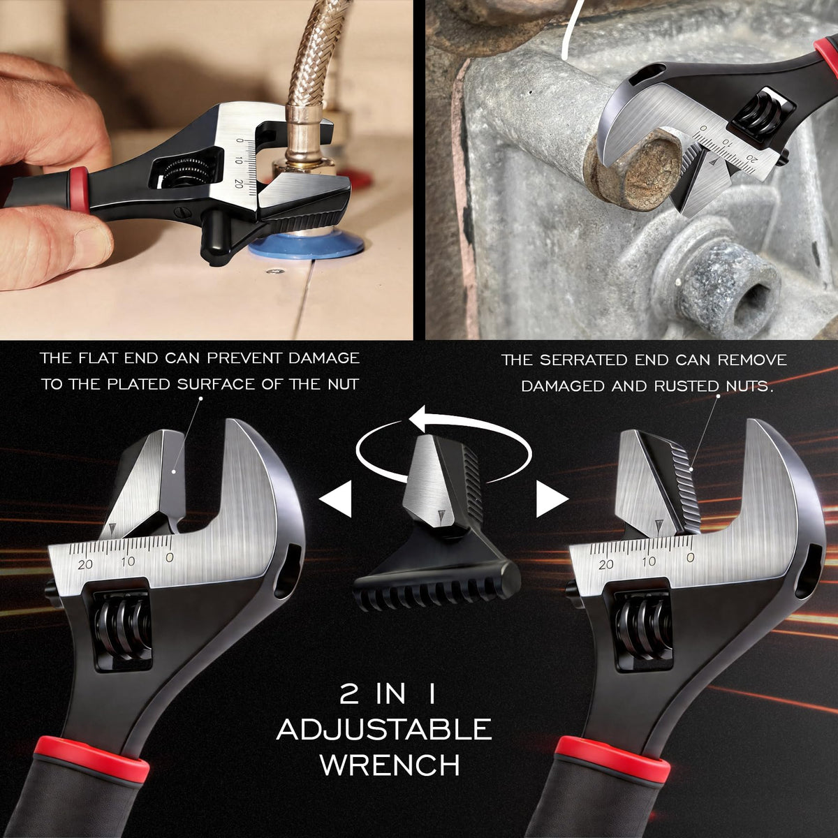 Ironcube extension bar 3in extends reach to hard-to-access bolts.