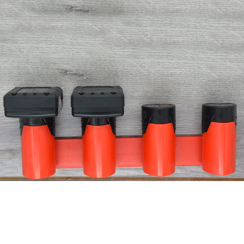 IRONFACE ABS injection-molded battery holder for durable storage.