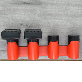IRONFACE ABS injection-molded battery holder for durable storage.