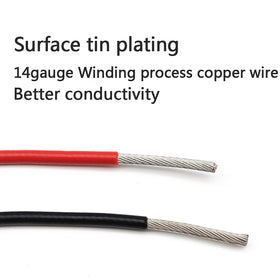 IRONFACE DWALT adapter 14AWG copper wire for sturdy connections