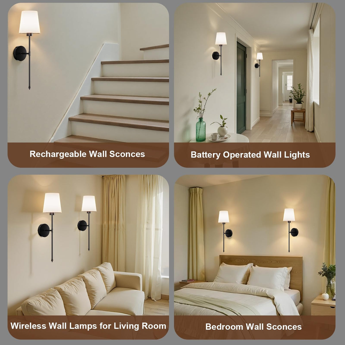 IRONPAX wall sconce black metal frame complements modern decor with subtle illumination