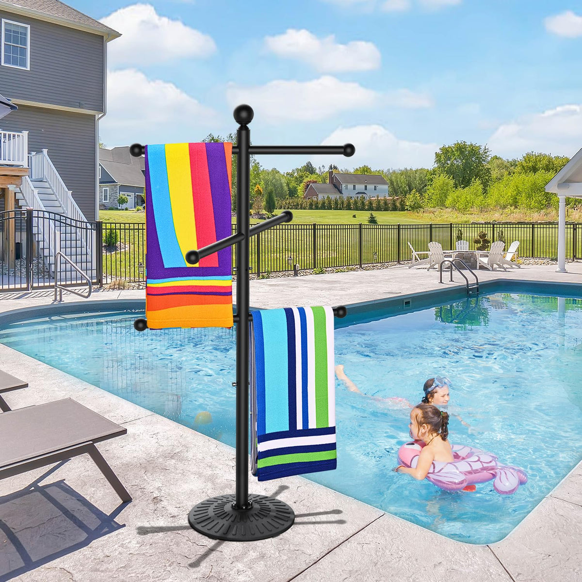 Irrantan hot tub accessories organize towels and gear after a soak