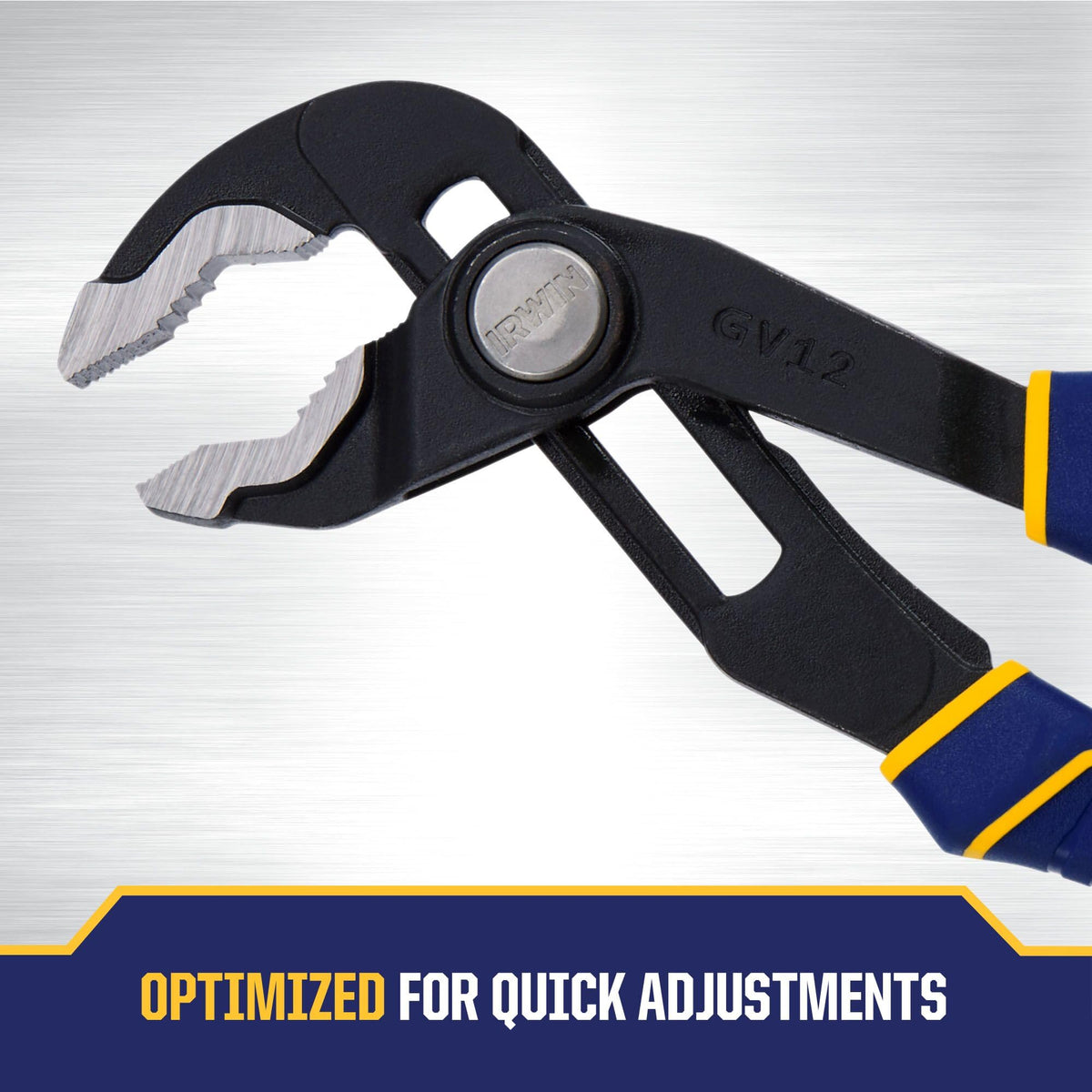 IRWIN 10-inch adjustable wrench included for versatile nut and bolt work